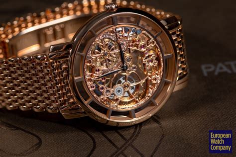 patek philippe skeleton watch original price|skeleton exposed gear watch.